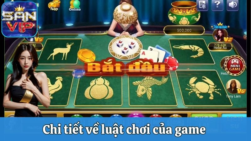 Chi tiết về luật chơi của game