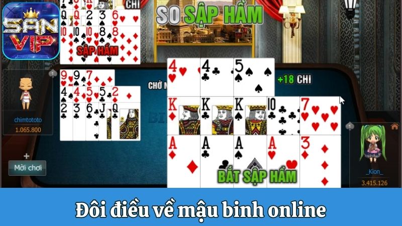 Đôi điều về Mậu binh online